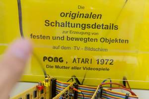 Originalen Schaltungsdetails für Pong auf dem Atari 1972