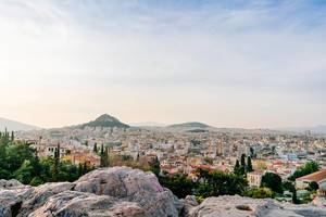 Panorama of Athens from the top of Acropolis (Flip 2019)