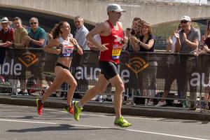 Paul Quinton, Georgia Porter - London Marathon 2018