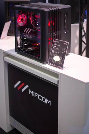 PC von MifCom bei der Gamescom 2017