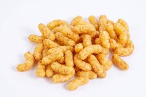 Peanuts Snacks above white background