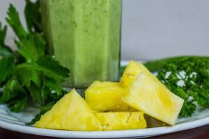 Pineapple with Vegetables Shake