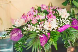 Pink Orchid and Freesia Bouquet (Flip 2019)