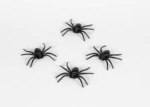 Plastic toy spiders