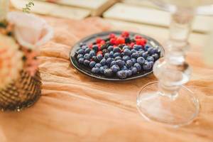 Plate Of Blueberries, Rasberries And Blackberries (Flip 2019)