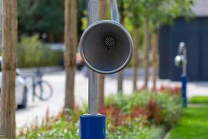 Playground telephone in Cologne, Germany