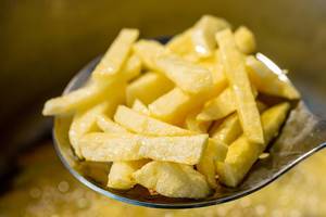 Pommes Frites: der Begriff von ungesundem Essen