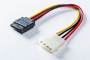 Power cable PC-4pin peripheral connector-Serial ATA power connector