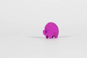Purple elephant toy