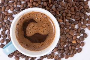 Raw Coffee arround Cup of Black Coffee (Flip 2019)