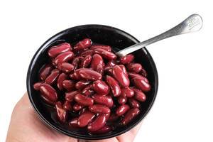 Red Kidney Beans served in the bowl