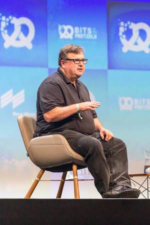 Reid Hoffman Co-Founder and executive chairman of LinkedIn during interview and talk about fear of technological progress