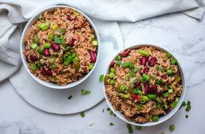 Rice with Red Beans and Green Onion  (Flip 2019)