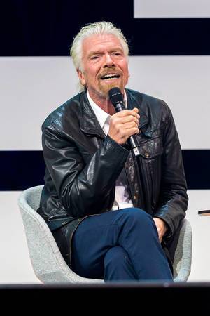 Richard Branson in Cologne speaking at Digital X convention