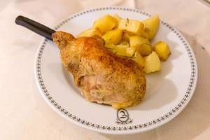 Roasted italian chicken with potatoes
