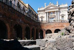 Römisches Amphitheater von Catania, Sizilien