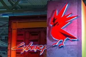 Roter Vogel - Logo von CD Projekt RED - Entwicklerstudio von Cyberpunk 2077