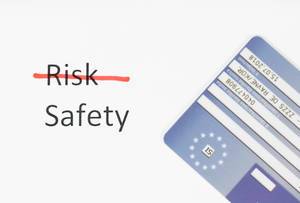 Safety Vs risk choice concept