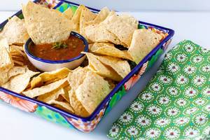 Salsa with chips