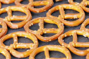 Salted mini pretzels