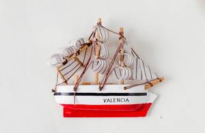 Schiff als Souvenier aus Valencia, Spanien