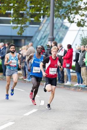 Schnorr Stefan, Kogei Stanley und Oubaha Idriss - Köln Marathon 2017