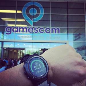 Schon 20.000 Schritte, bevor die #Gamescom gestartet ist. #fenix3