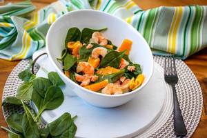 Sea food Spinach Salad -1