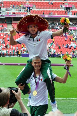 Sieger des Olympiafinales in Wembley: Mexiko