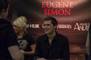 Signing session with Eugene Simon