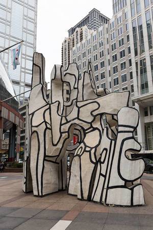 Skulptur Monument with Standing Beast von Jean Dubuffet