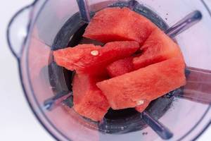 Sliced Watermelon prepared for mixed juice