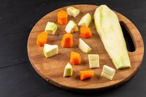 Sliced Zucchini and Carrots