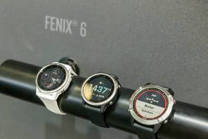 Smartwatch Garmin Fenix 6 mit Gorilla Glas 3, mit Herzfrequenzmessung für Sportler
