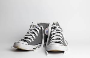 Sneakers on white background