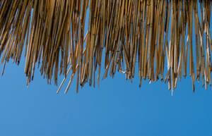 Sonnenschirm aus Bambus