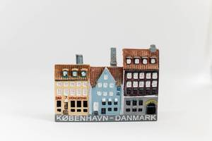 Souvenir from Copenhagen. Typical danish houses.
