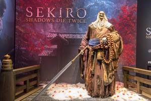 Statue of a boss from Sekiro Shadows Die Twice at Gamescom