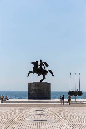 Statue of Alexander the Great in Thessaloniki