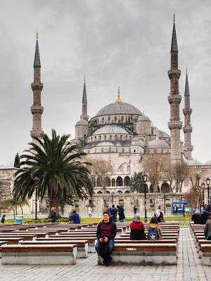 Sultan Ahmed Mosque in Istanbul, Turkey