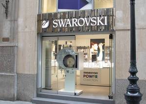 Swarovski-Juwelier in der ungarischen Hauptstadt Budapest