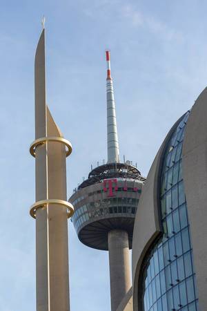 Telecommunications tower Colonius in Cologne, Germany