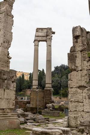 The archealogical area of the Theater of Marcellus and the Portico of Octavia in Rome