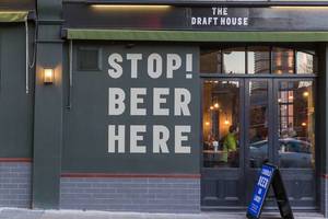 The Draft House: STOP! BEER HERE
