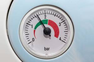 The scale of pressure on domestic gas boiler