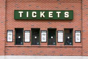 Ticket counters at Wrigley Field