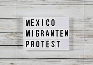 Tijuana: Mexikaner protestieren gegen Migranten aus Honduras