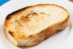 Toasted Bread on the White Plate (Flip 2019)