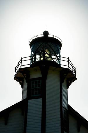 Top of a mini lighthouse