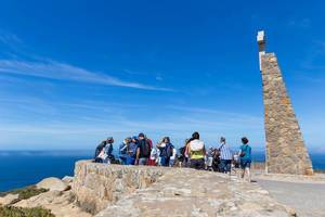 Tourists on the viewing platform at Cabo da Roca